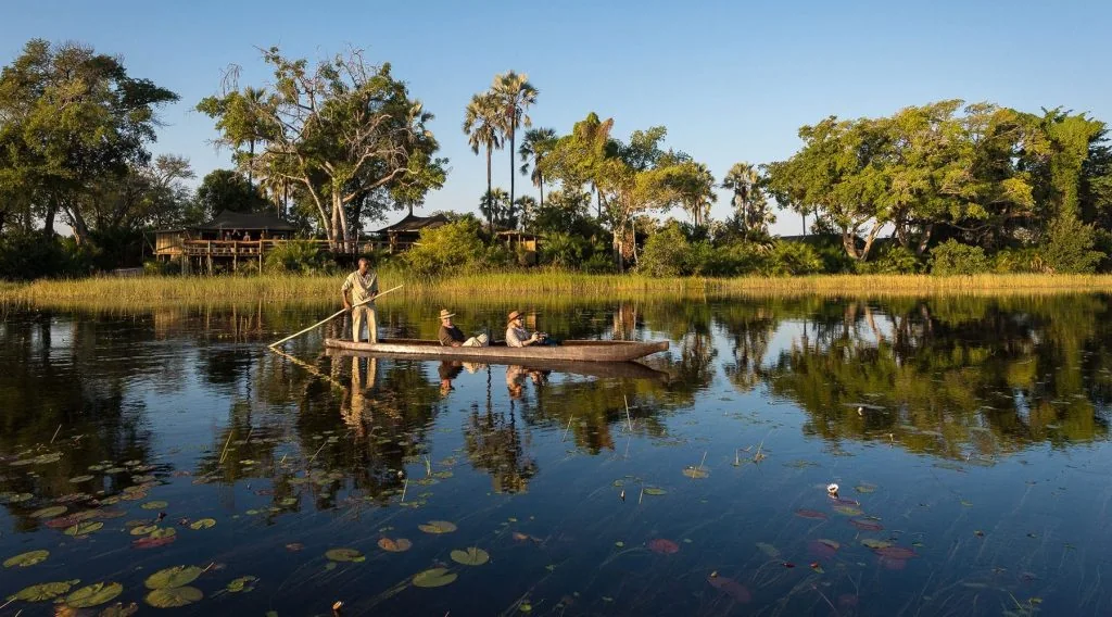 Scenic Botswana waterways